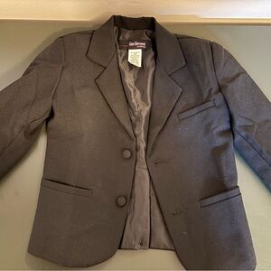 Black Blazer with Two-Button Closure